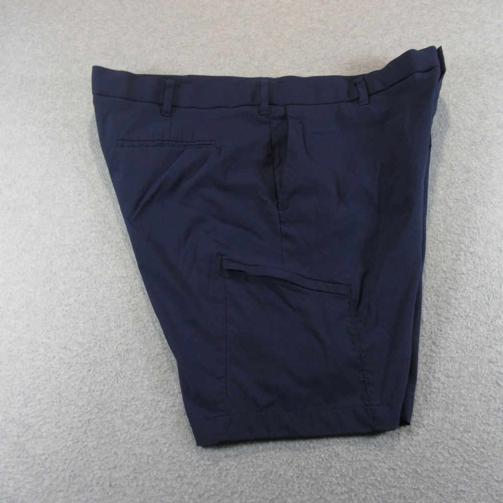 Callaway Mens Golf Shorts 40 Navy Blue Opti-Dri Performance Flat Front Pocket - Picture 3 of 7